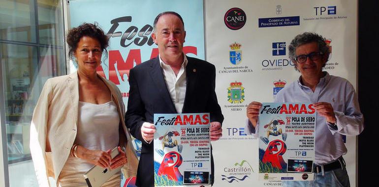 El alcalde de Siero, presentador por un día de FestiAMAS 