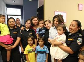 Presidenta Chinchilla inaugura el programa de guarderías para hijos e hijas de madres policías 