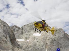 Montañero gravemente herido tras una caída desde Picu Carnizoso, en Cabrales