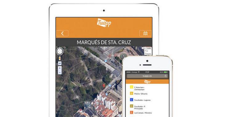 Dos jóvenes ovetenses desarrollan #app con las nuevas líneas de autobús urbano 