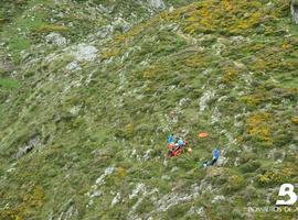 Evuacuada en helicóptero una mujer con fractura de tibia en la ruta de Lagos a Vega de Ario