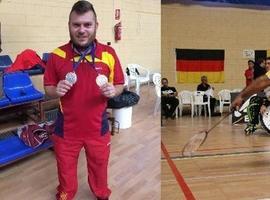 #Cruz y #Lama, medallistas españoles en los Europeos de #Parabádminton Murcia 2014