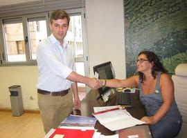 José María Pérez presenta su candidatura a las primarias del PSOE en Gijón