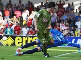 El Sporting regresó con los 3 puntos tras un gran trabajo ante el Mirandés (0-2)