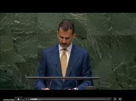 Felipe VI intervino ante la Asamblea General que comenzó hoy en Nueva York
