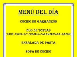 ¿Cocido de garbanzos ¿Dúo de Tostas Hoy viernes, en Tupas