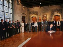 Artur Mas: “Cataluña quiere decidir pacífica y democráticamente su futuro político"