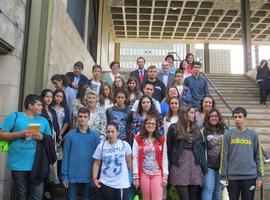 Euroescolinos asturianos al Parlamento de Europa