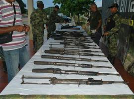 Hallado arsenal de guerra de las bandas criminales en La Guajira (Colombia)