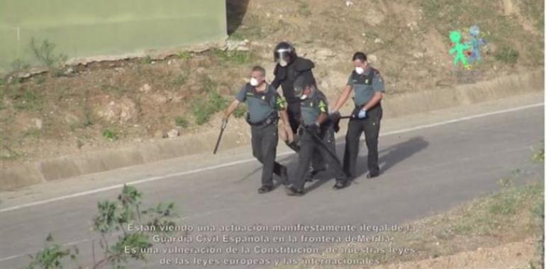 Nuevu videu de Prodein muestra a la Guarda Civil golpiando a un inmigrante y tornándolu inconsciente a Marruecos