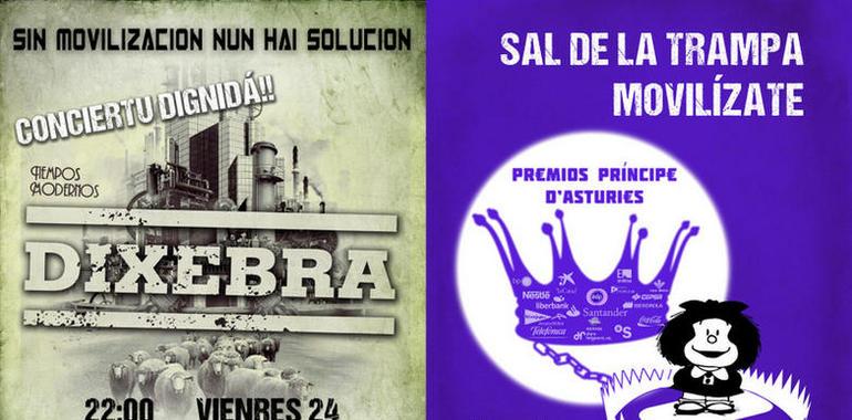 Marchas de la dignidad convergerán en Oviedo el día de los Premios