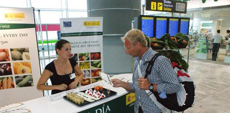 Medio millón de turistas extranjeros experimentan las excelencias de las frutas y verduras españolas 