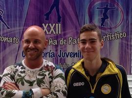 Diego, único asturiano en la Copa de Europa de Patinaje Artístico