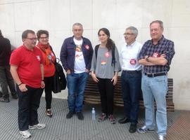 IU de Asturias muestra su apoyo a las Marchas por la Dignidad