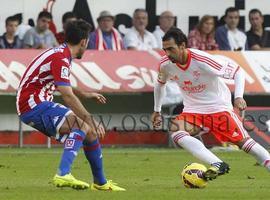 El Sporting venció 2-0 al Osasuna en El Molinón