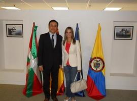Acuerdo de colaboración de las oficinas empresariales de Galicia y Euskadi en Colombia
