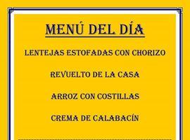 ¿Lentejines estofades con chorizu Hoy en Tupas