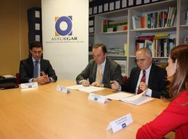 Asturgar y BBVA firman un convenio para facilitar la financiación de las pymes asturianas