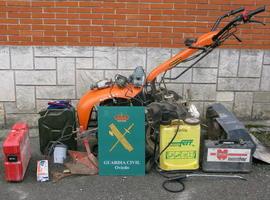 Detenido un vecino de Grado como presunto autor de un robo de material por valor de 12.000 €