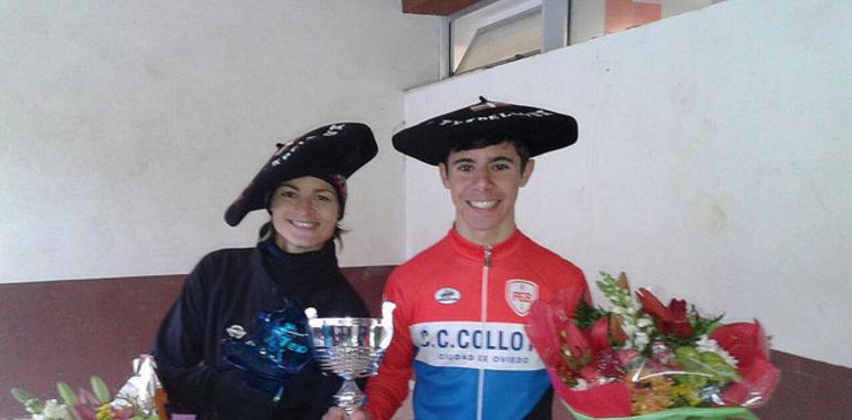 Los asturianos Mario Junquera y Rocío Gamonal vencen en el ciclocross de Igorre
