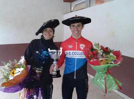 Los asturianos Mario Junquera y Rocío Gamonal vencen en el ciclocross de Igorre