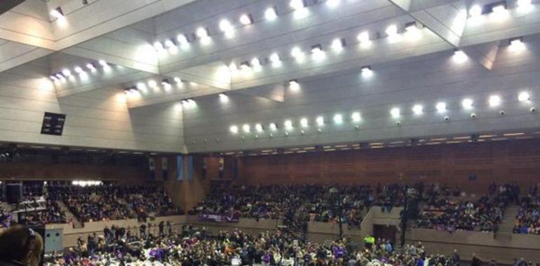 El acto de Pablo Iglesias en Barcelona concentró a más de 5.500 personas