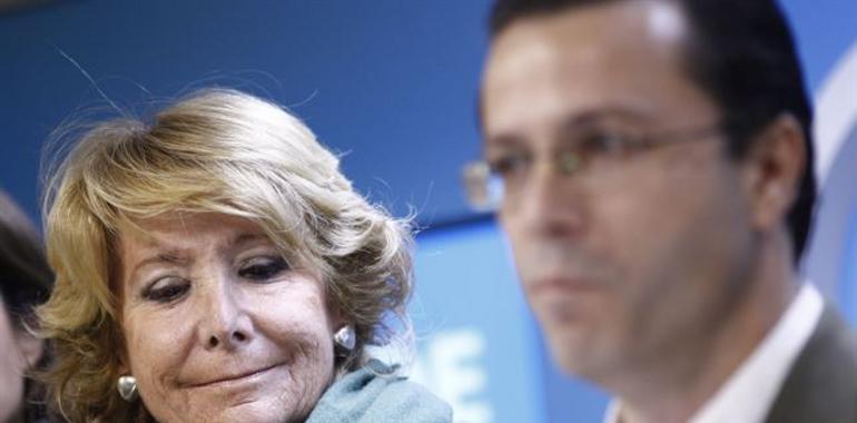 Esperanza Aguirre ponse a disposición de Rajoy pa ser candidata a lAlcaldía de Madrid