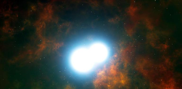Españoles detectan la fusión de dos enanas que crearán una supernova