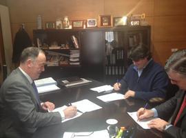 Llosa firma la urbanización de la calle Florencio Rodríguez