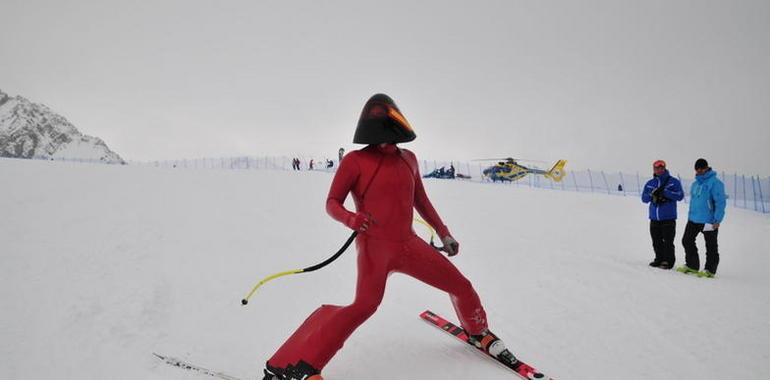 Ricardo Adarraga lidera el Mundial del  Kilómetro Lanzado en Grandvalira 