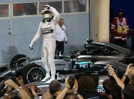 Victoria de Hamilton en el Gran Premio de Bahréin de Fórmula Uno  