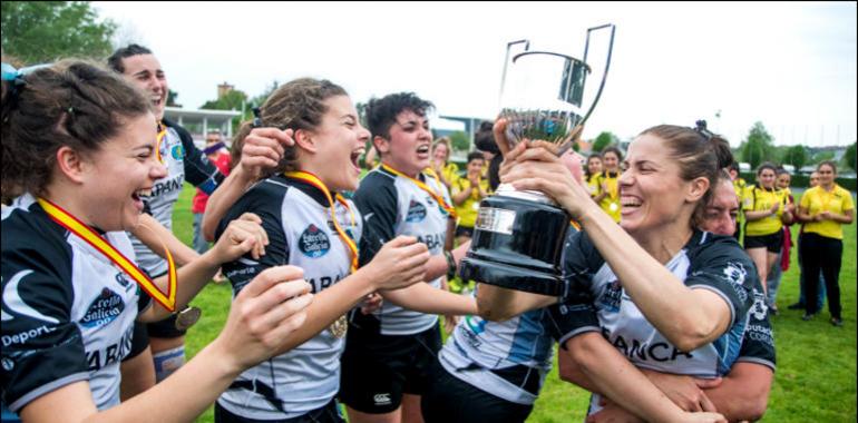 #Rugby: El CRAT Universidade Coruña gana en Gijón la División Femenina de Honor 