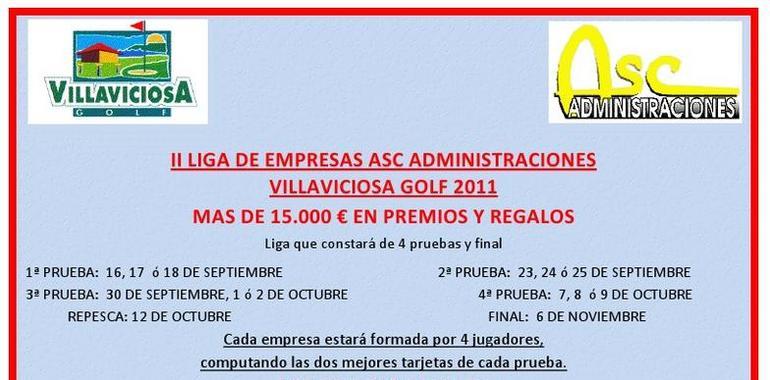II Campeonato de la Liga de Empresas ASC en el Golf de Villaviciosa