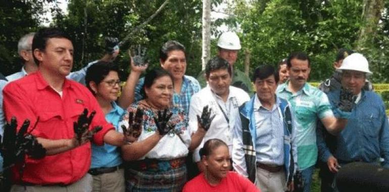 Rigoberta Menchú, dice que es “condenable” contaminación de Chevron en Amazonía ecuatoriana