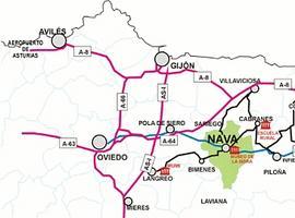 Carreteras cortará mañana noche el tráfico de la AS-252 en las inmediaciones de Priandi, Nava, por obras