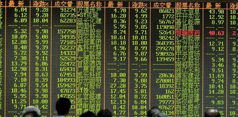 Les bolses asiátiques tómense un respiru y Shanghai zarra con una meyora penribal 5%