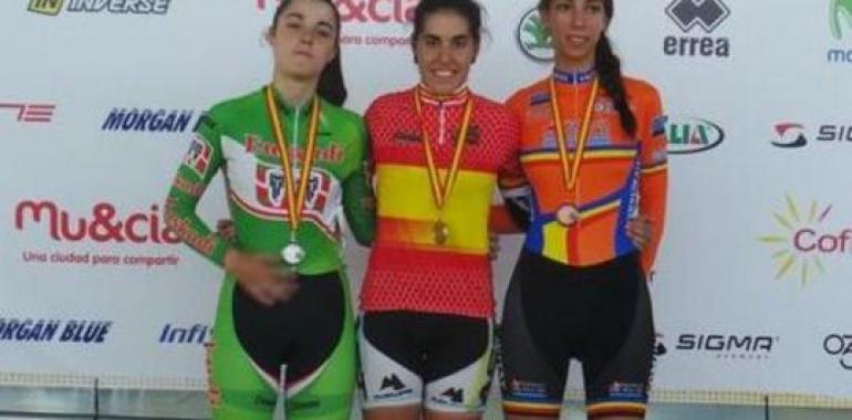 Oro y plata, dos nuevas medallas para Asturias en los nacionales de Pista