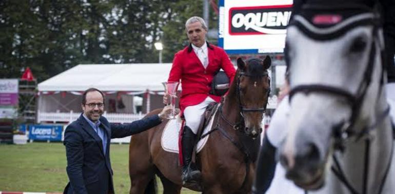 Laura Renwick, vencedora en la décima prueba del Hípico gijonés