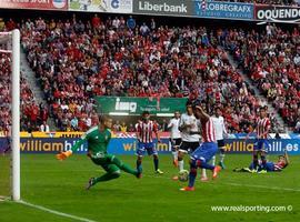 El Sporting perdió por 0-1 ante el Valencia 