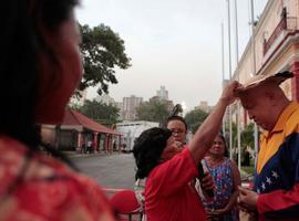 Ritual chamánico por la salud de Chávez