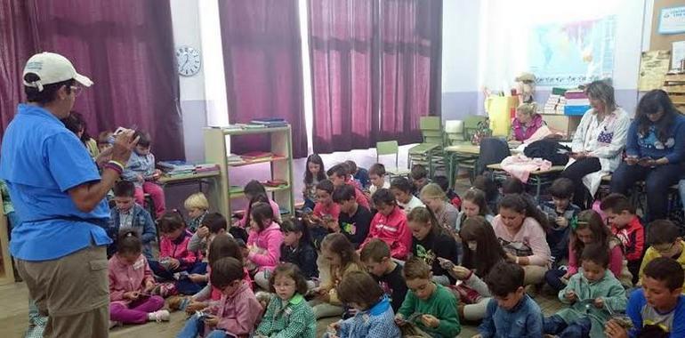 Niños de Primaria, embajadores de los Derechos Humanos en el Camino de Santiago