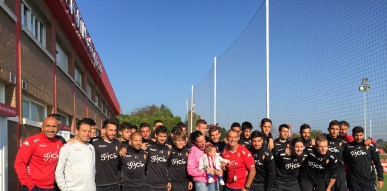 El Sporting, listo para el encuentro con el Espanyol en el Cornellá-Prat