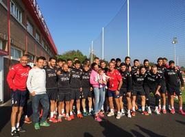 El Sporting, listo para el encuentro con el Espanyol en el Cornellá-Prat