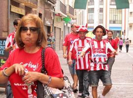 Ambiente rojiblanco en la capital navarra