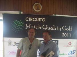 Moisés Álvarez, ganador del Match Quality en el Golf de Villaviciosa