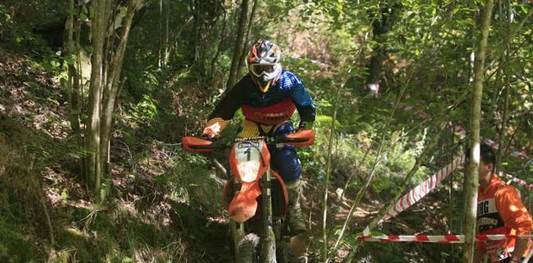 Triunfo de Julio Pando en el Enduro de Piloña