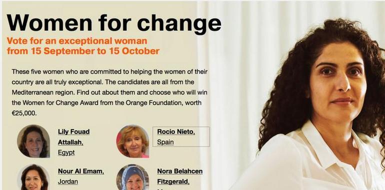 Vota ahora: la fundadora de Apramp, Rocío Nieto, finalista en el Women For Change