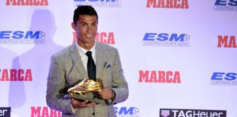 Cristiano Ronaldo recibe su 4ª Bota de Oro pero quiere siempre más