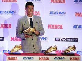 Cristiano Ronaldo recibe su 4ª Bota de Oro pero quiere siempre más