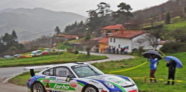 Óscar Palacio en el Rallye Isla Tenerife para despedirse del Porsche 997 